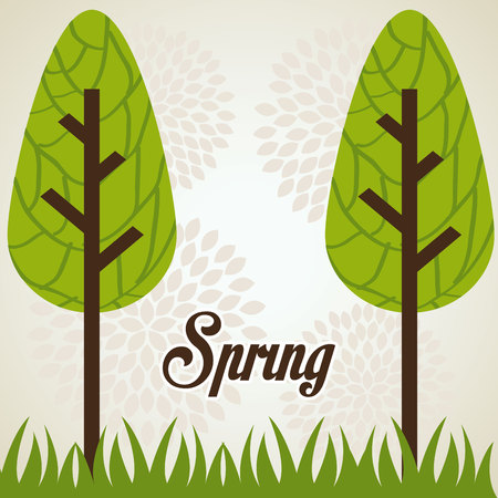 spring season design, vector illustration eps10 graphicのイラスト素材