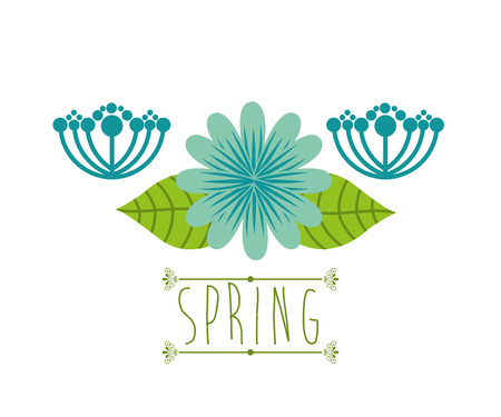 spring season design, vector illustration eps10 graphicのイラスト素材