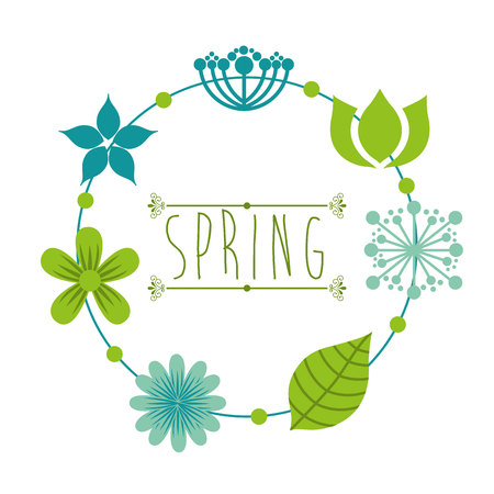 spring season design, vector illustration eps10 graphicのイラスト素材