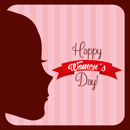 happy womens day design, vector illustration eps10 graphicのイラスト素材