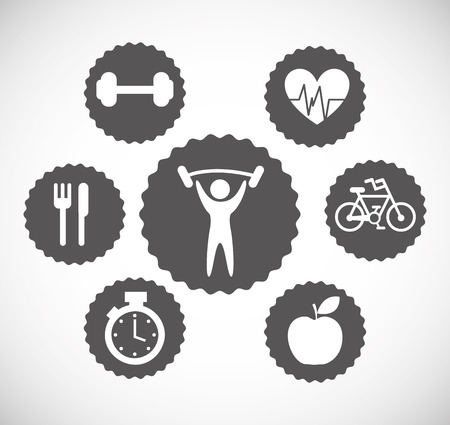 lose weight design, vector illustration eps10 graphicのイラスト素材