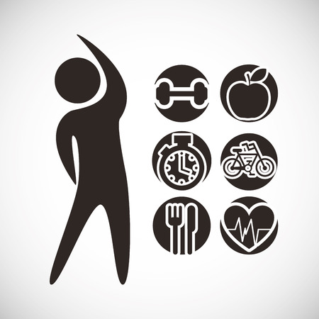 lose weight design, vector illustration eps10 graphicのイラスト素材