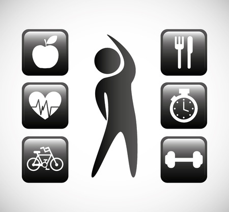 lose weight design, vector illustration eps10 graphicのイラスト素材