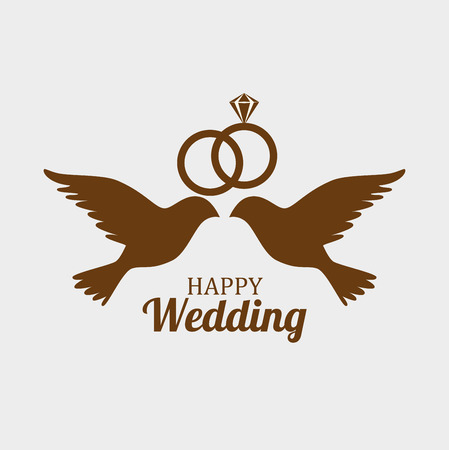 wedding invitation design, vector illustration eps10 graphicのイラスト素材