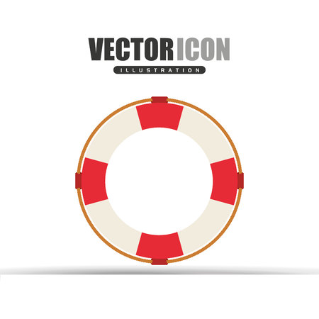 beach icon design, vector illustration eps10 graphicのイラスト素材