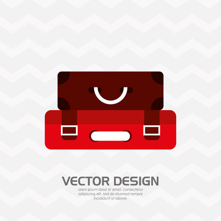 travel flat icon design, vector illustration eps10 graphicのイラスト素材