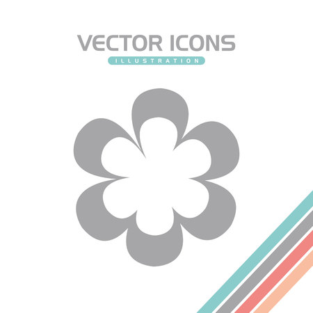 floral icon design, vector illustration eps10 graphicのイラスト素材