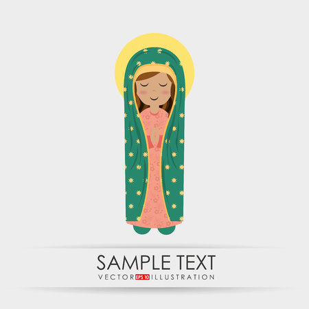 catholic icon design, vector illustration eps10 graphicのイラスト素材