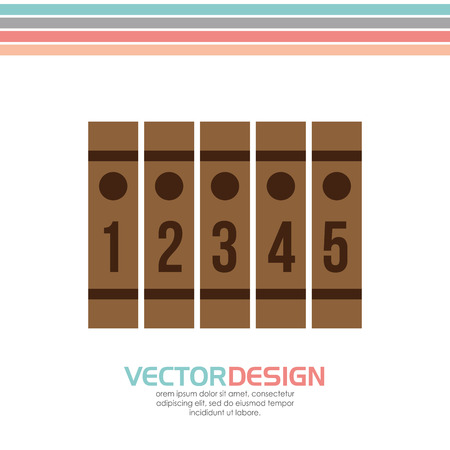 book icon design, vector illustration eps10 graphicのイラスト素材