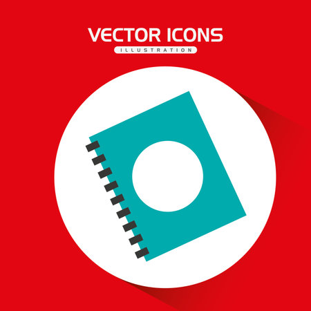 book icon design, vector illustration eps10 graphicのイラスト素材