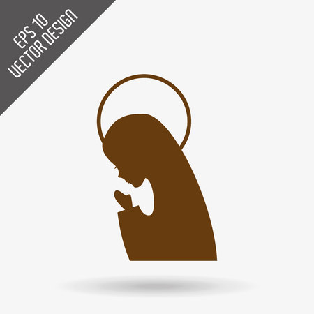 catholic icon design, vector illustration eps10 graphicのイラスト素材