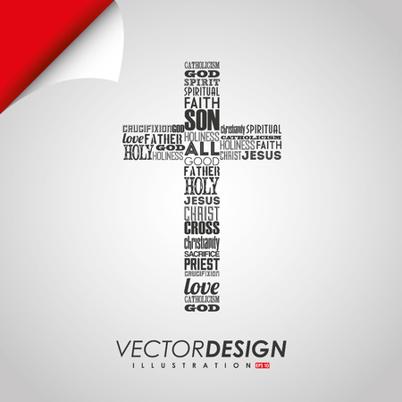 catholic icon design, vector illustration eps10 graphicのイラスト素材