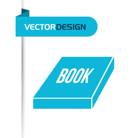 book icon design, vector illustration eps10 graphicのイラスト素材
