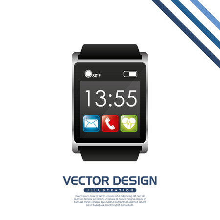 wearable technology design, vector illustration eps10 graphicのイラスト素材