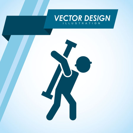 under construction design, vector illustration eps10 graphicのイラスト素材
