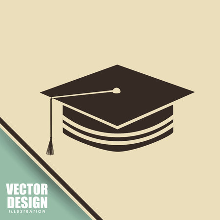 education icon design, vector illustration eps10 graphicのイラスト素材