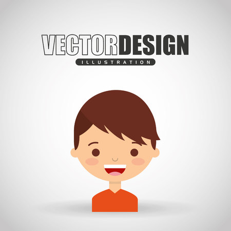 cute kids design, vector illustration eps10 graphicのイラスト素材