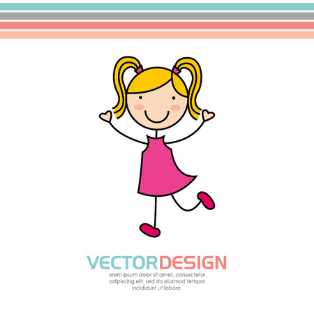 cute kids design, vector illustration eps10 graphicのイラスト素材