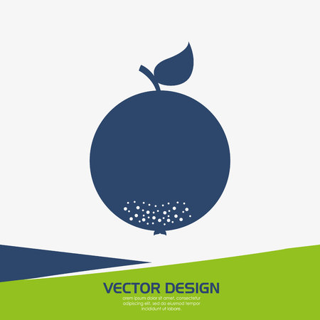 delicious fruit design, vector illustration eps10 graphicのイラスト素材