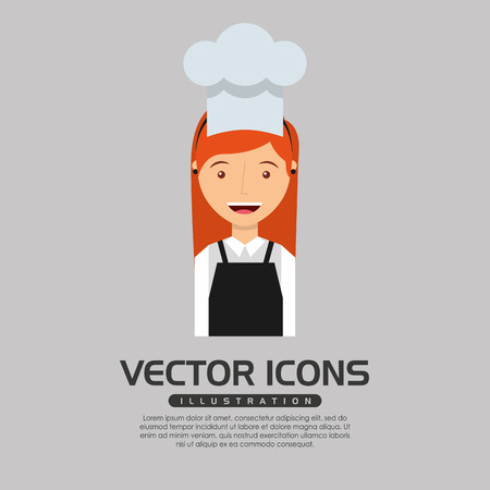 professional chef design, vector illustration eps10 graphicのイラスト素材