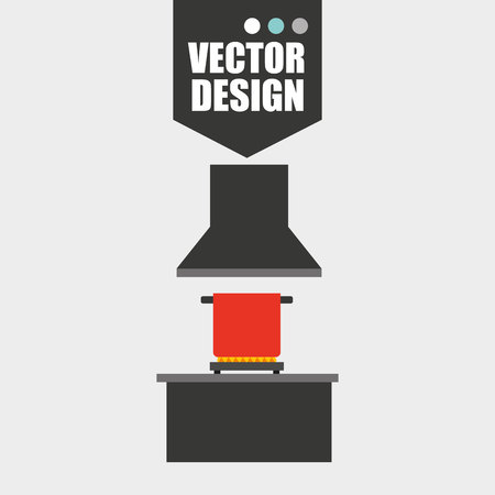 kitchen utensils design, vector illustration eps10 graphicのイラスト素材