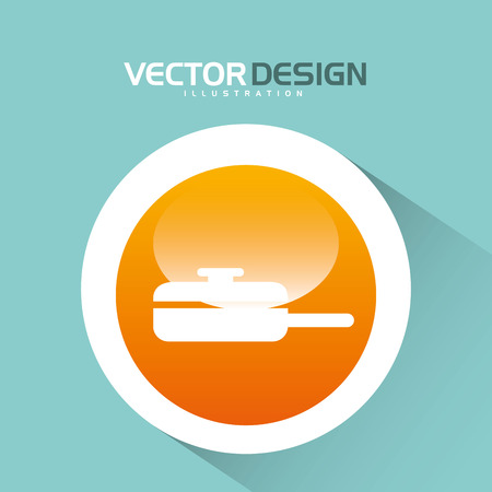 kitchen utensils design, vector illustration eps10 graphicのイラスト素材