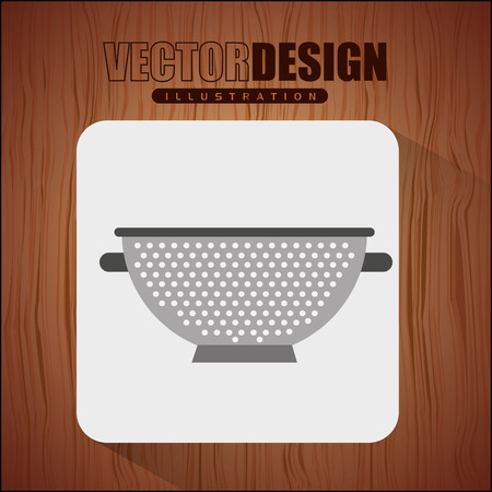 kitchen utensils design, vector illustration eps10 graphicのイラスト素材