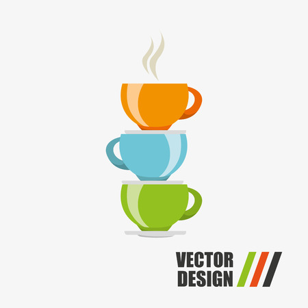 coffee time icon designのイラスト素材