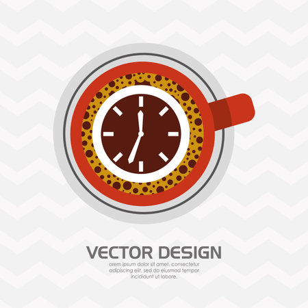 coffee time icon designのイラスト素材