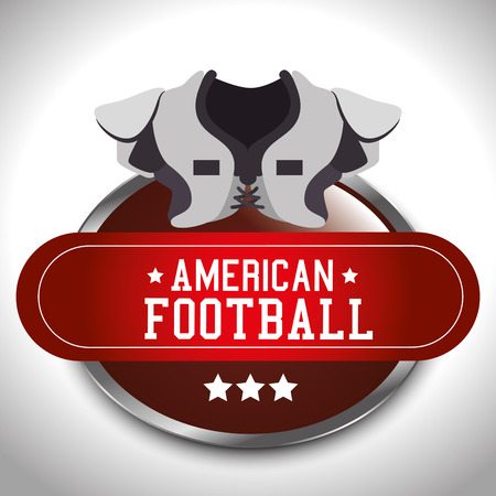 American Football sport game graphic designのイラスト素材