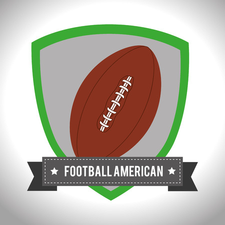American Football sport game graphic designのイラスト素材