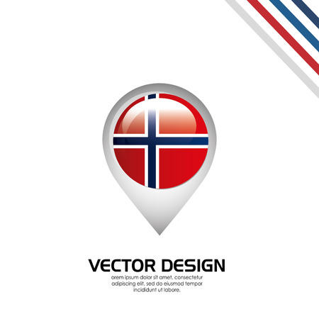flag icon design, vector illustration  graphicのイラスト素材