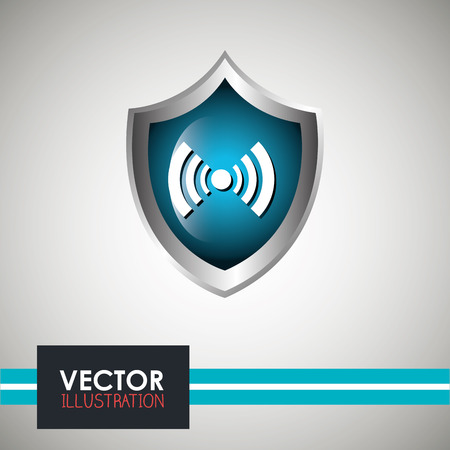 security system design, vector illustration  graphicのイラスト素材