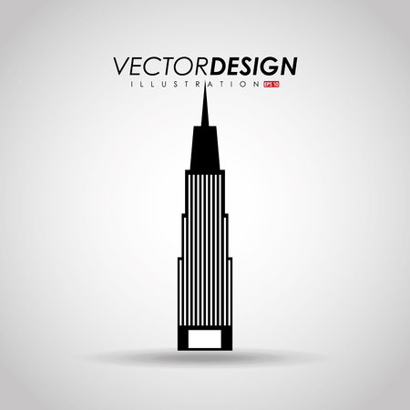 building icon design, vector illustration eps10 graphicのイラスト素材