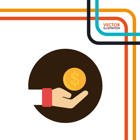 money icon design, vector illustration eps10 graphicのイラスト素材