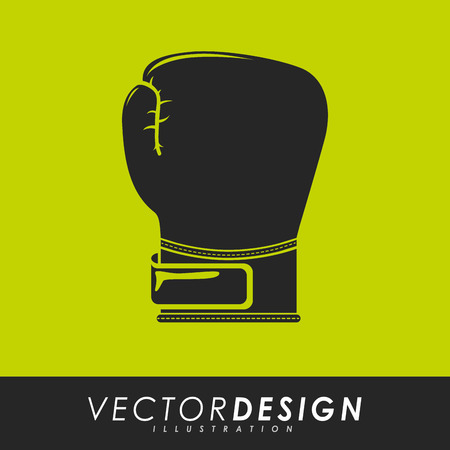 boxing sport design, vector illustration eps10 graphicのイラスト素材
