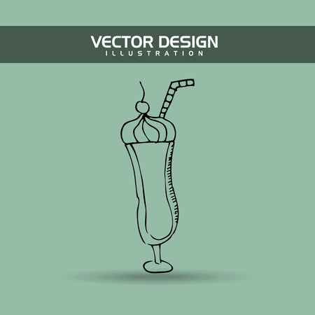 delicious coffee design, vector illustration eps10 graphicのイラスト素材
