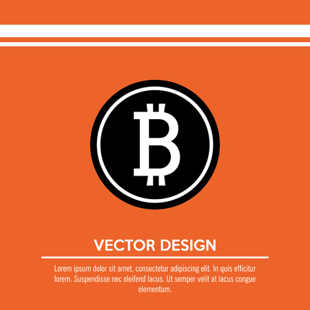 bit coins design, vector illustration eps10 graphicのイラスト素材
