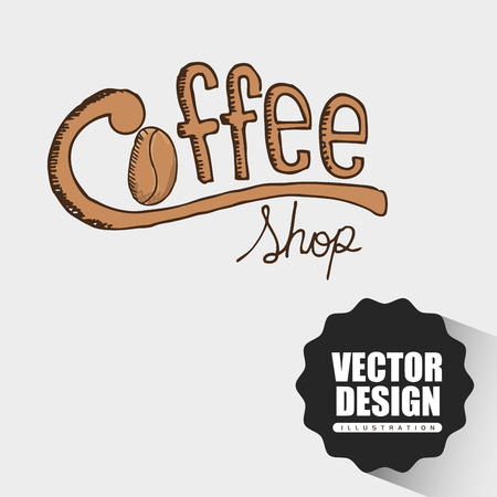 delicious coffee design, vector illustration eps10 graphicのイラスト素材
