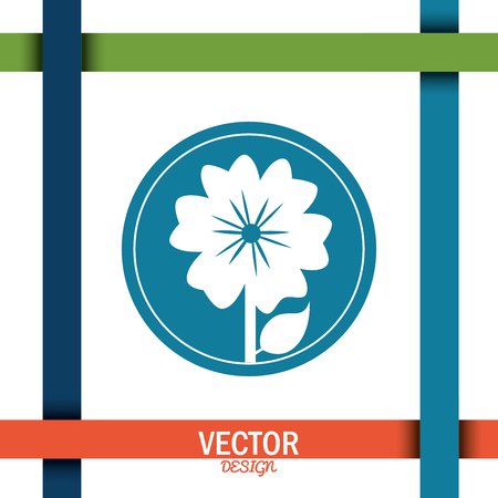 flower icon design, vector illustration eps10 graphicのイラスト素材