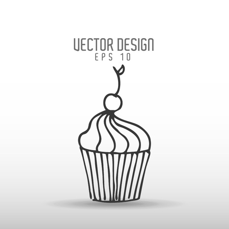 bakery icon design, vector illustration eps10 graphicのイラスト素材