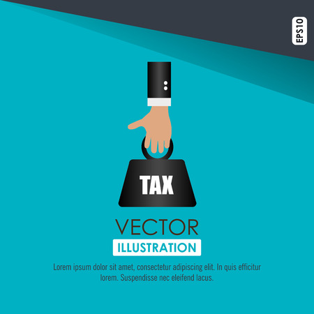 tax time design, vector illustration eps10 graphicのイラスト素材