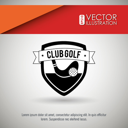 golf club design, vector illustration eps10 graphicのイラスト素材