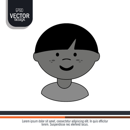happy kids design, vector illustration eps10 graphicのイラスト素材