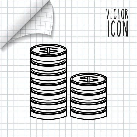 money icon design, vector illustration eps10 graphicのイラスト素材