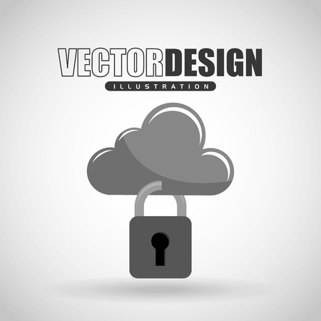 security system design, vector illustration eps10 graphicのイラスト素材
