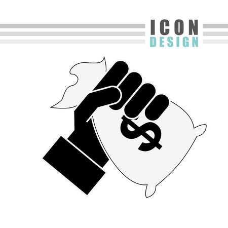 money icon design, vector illustration eps10 graphicのイラスト素材