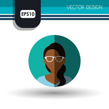 avatar person  design, vector illustration eps10 graphicのイラスト素材