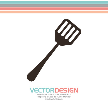 grill icon design, vector illustration eps10 graphicのイラスト素材
