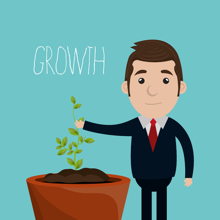 startup  of growth designのイラスト素材